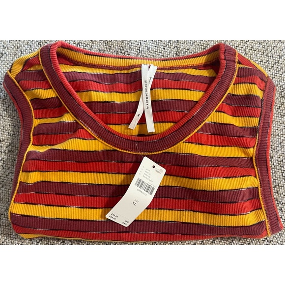 Anthropologie Ribbed Racer Tank NWT SZ XL - Picture 13 of 16